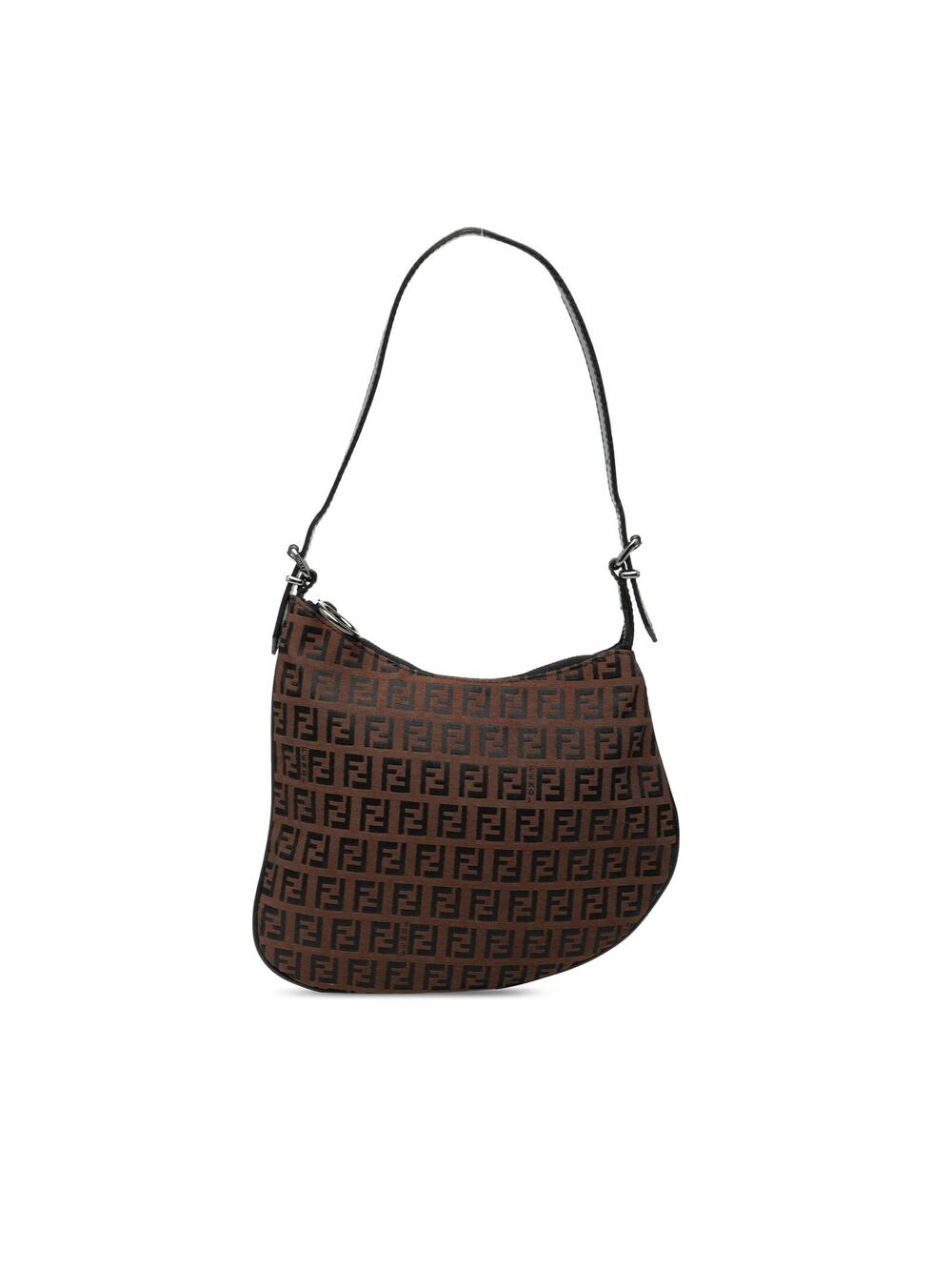 Fendi Zucchino Canvas Oyster Shoulder #373441F49B